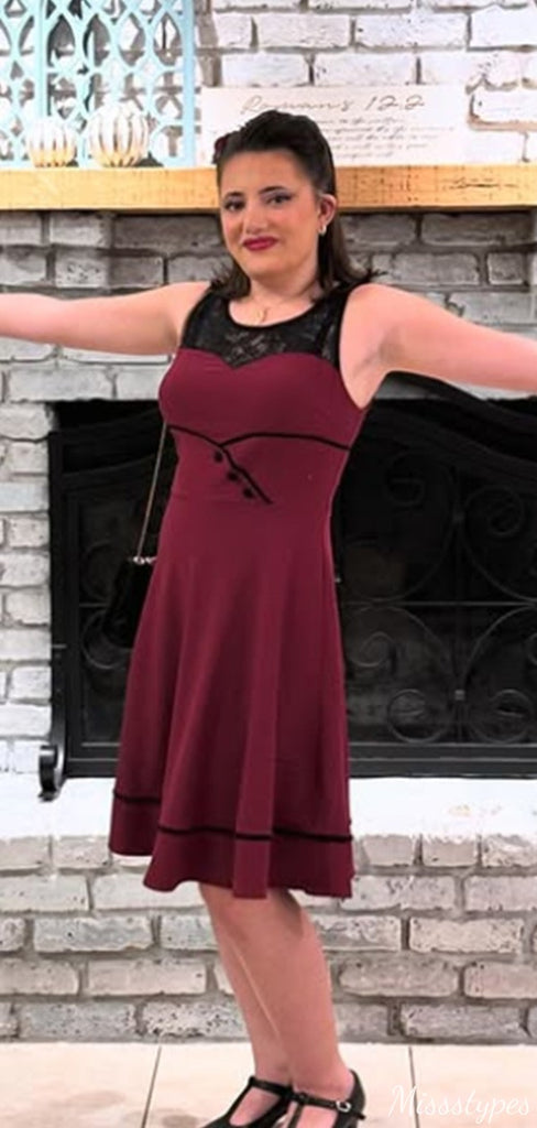 Formal Illusion Sleeveless A-line Short Mini Homecoming Dress,HM452