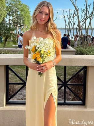 Elegant Strapless Mermaid Long Prom Dress Ideas, Evening Party Dresses,ZX1017
