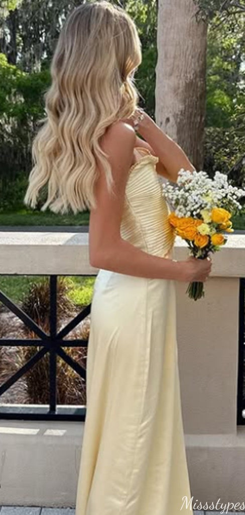 Elegant Strapless Mermaid Long Prom Dress Ideas, Evening Party Dresses,ZX1017