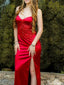 Elegant Spaghetti Strap Sweetheart Mermaid Long Prom Dress Ideas, Evening Party Dresses,ZX1020