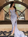 Elegant Spaghetti Strap Mermaid Long Prom Dress Ideas, Evening Party Dresses,ZX1030