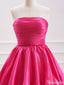 Elegant Strapless A-line Short Mini Homecoming Dress,HM466