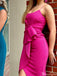 Elegant Spaghetti Strap Sheath Short Mini Homecoming Dress,HM474