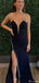 Sexy Strapless V-neck Notched Mermaid Long Prom Dress Ideas, Evening Party Dresses,ZX1032