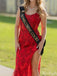 Gorgeous Spaghetti Strap Mermaid Long Prom Dress Ideas, Evening Party Dresses,ZX1035
