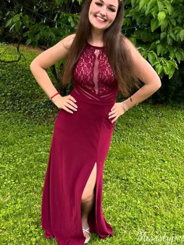 Elegant Halter Mermaid Long Prom Dress Ideas, Evening Party Dresses,ZX1040