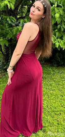 Elegant Halter Mermaid Long Prom Dress Ideas, Evening Party Dresses,ZX1040