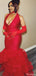 Sexy Deep V-neck Mermaid Long Prom Dress Ideas, Evening Party Dresses,ZX1041