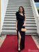 Formal One-shoulder Mermaid Long Prom Dress Ideas, Evening Party Dresses,ZX1043