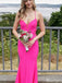 Sexy Spaghetti Strap Mermaid Long Prom Dress Ideas, Evening Party Dresses,ZX1044