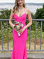Sexy Spaghetti Strap Mermaid Long Prom Dress Ideas, Evening Party Dresses,ZX1044