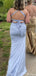 Sexy Halter V-neck Mermaid Long Prom Dress Ideas, Evening Party Dresses,ZX1045