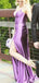 Elegant Spaghetti Strap V-neck Mermaid Long Prom Dress Ideas, Evening Party Dresses,ZX1049