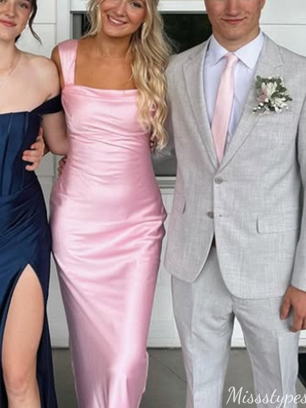 Elegant Spaghetti Strap Mermaid Long Prom Dress Ideas, Evening Party Dresses,ZX1050