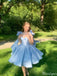 Gorgeous Spaghetti Strap A-line Short Mini Homecoming Dress,HM478