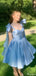 Gorgeous Spaghetti Strap A-line Short Mini Homecoming Dress,HM478