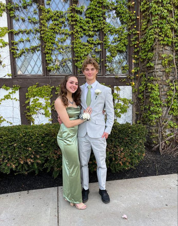 Sexy Green Mermaid Long Prom Dress To Impress, Evening Party Dresses,ZX442