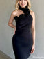 Formal Halter Sheath Short Mini Homecoming Dress,HM481