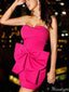 Elegant Strapless Sweetheart Sheath Short Mini Homecoming Dress,HM482