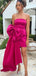 Elegant Strapless Unique Sheath Short Mini Homecoming Dress,HM483
