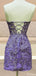 Elegant Strapless V-neck Sheath Short Mini Homecoming Dress,HM485