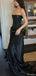 Formal Strapless Mermaid Long Prom Dress Ideas, Evening Party Dresses,ZX1064