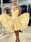 Elegant Strapless Sweetheart A-line Short Mini Homecoming Dress,HM503