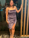 Gorgeous Spaghetti Strap Sheath Short Mini Homecoming Dress,HM506