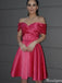 Elegant Off-shoulder A-line Short Mini Homecoming Dress,HM510