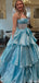 Gorgeous Strapless A-line Long Prom Dress Ideas, Evening Party Dresses,ZX1078