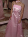 Elegant Spaghetti Strap A-line Long Prom Dress Ideas, Evening Party Dresses,ZX1082