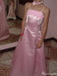 Elegant Spaghetti Strap A-line Long Prom Dress Ideas, Evening Party Dresses,ZX1082