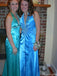 Elegant Halter V-neck Mermaid Long Prom Dress Ideas, Evening Party Dresses,ZX1083