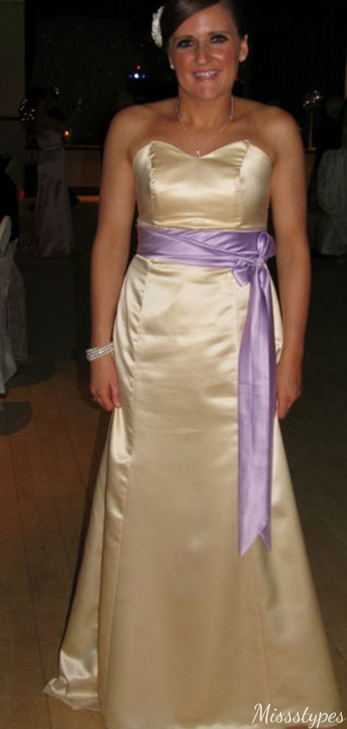 Elegant Strapless Mermaid Long Prom Dress Ideas, Evening Party Dresses,ZX1085