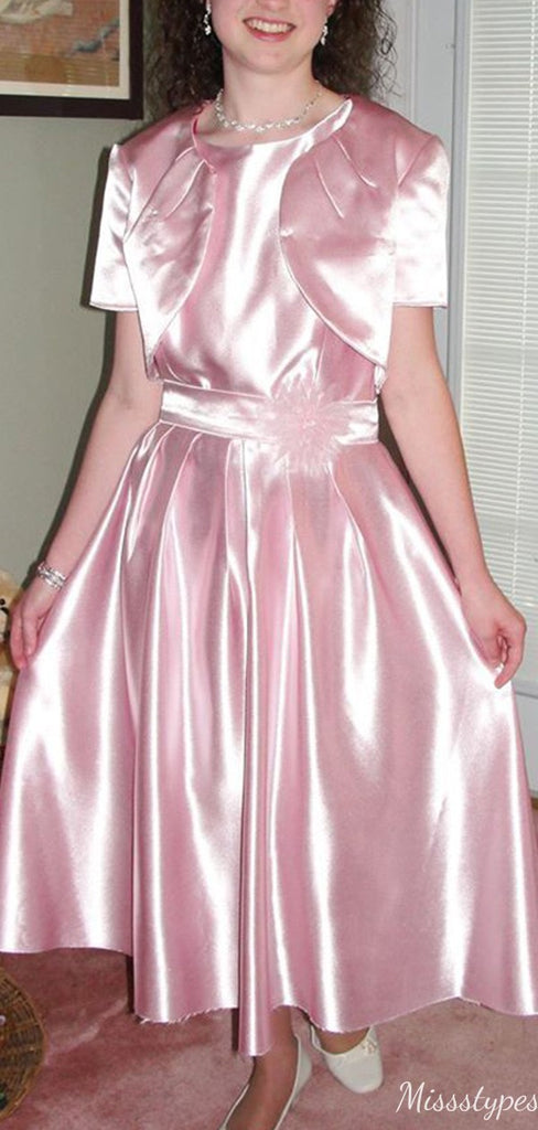Casual Short Sleeves A-line Long Prom Dress Ideas, Evening Party Dresses,ZX1088
