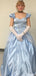 Gorgeous Short Sleeves Sweetheart A-line Long Prom Dress Ideas, Evening Party Dresses,ZX1080