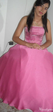 Elegant Strapless A-line Long Prom Dress Ideas, Evening Party Dresses,ZX1093