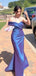 Gorgeous One-shoulder Mermaid Long Prom Dress Ideas, Evening Party Dresses,ZX1098