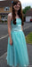 Casual Spaghetti Strap A-line Long Prom Dress Ideas, Evening Party Dresses,ZX1105