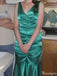 Casual V-neck Mermaid Long Prom Dress Ideas, Evening Party Dresses,ZX1106
