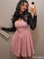 Elegant Spaghetti Strap A-line Short Mini Homecoming Dress,HM512