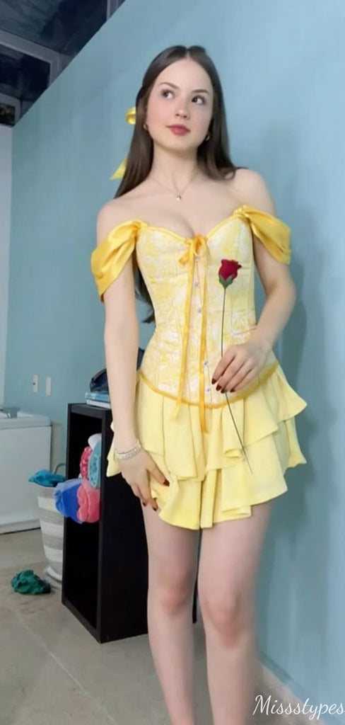 Elegant Off-shoulder Sheath Short Mini Homecoming Dress,HM515