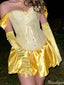 Gorgeous Off-shoulder A-line Short Mini Homecoming Dress,HM518