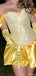 Gorgeous Off-shoulder A-line Short Mini Homecoming Dress,HM518