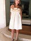 Casual Strapless A-line Short Mini Homecoming Dress,HM519