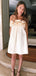 Casual Strapless A-line Short Mini Homecoming Dress,HM519
