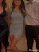 Casual Off-shoulder Sheath Short Mini Homecoming Dress,HM525