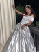 Elegant Off-shoulder A-line Long Prom Dress Ideas, Evening Party Dresses,ZX1114