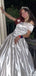 Elegant Off-shoulder A-line Long Prom Dress Ideas, Evening Party Dresses,ZX1114