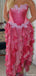 Unique Strapless A-line Long Prom Dress Ideas, Evening Party Dresses,ZX1115